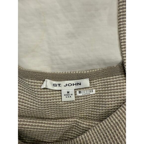 St. John Collection by Marie Gray 2-Piece Knit Set Skirt & Tank Top 6/M Beige - Picture 8 of 14